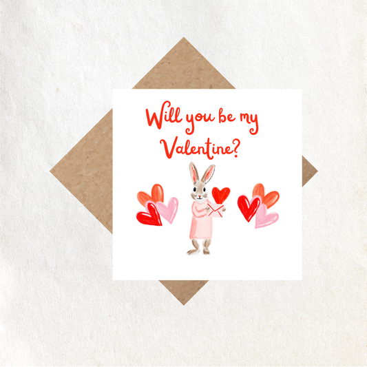 Valentines Bunny Be My Valentine