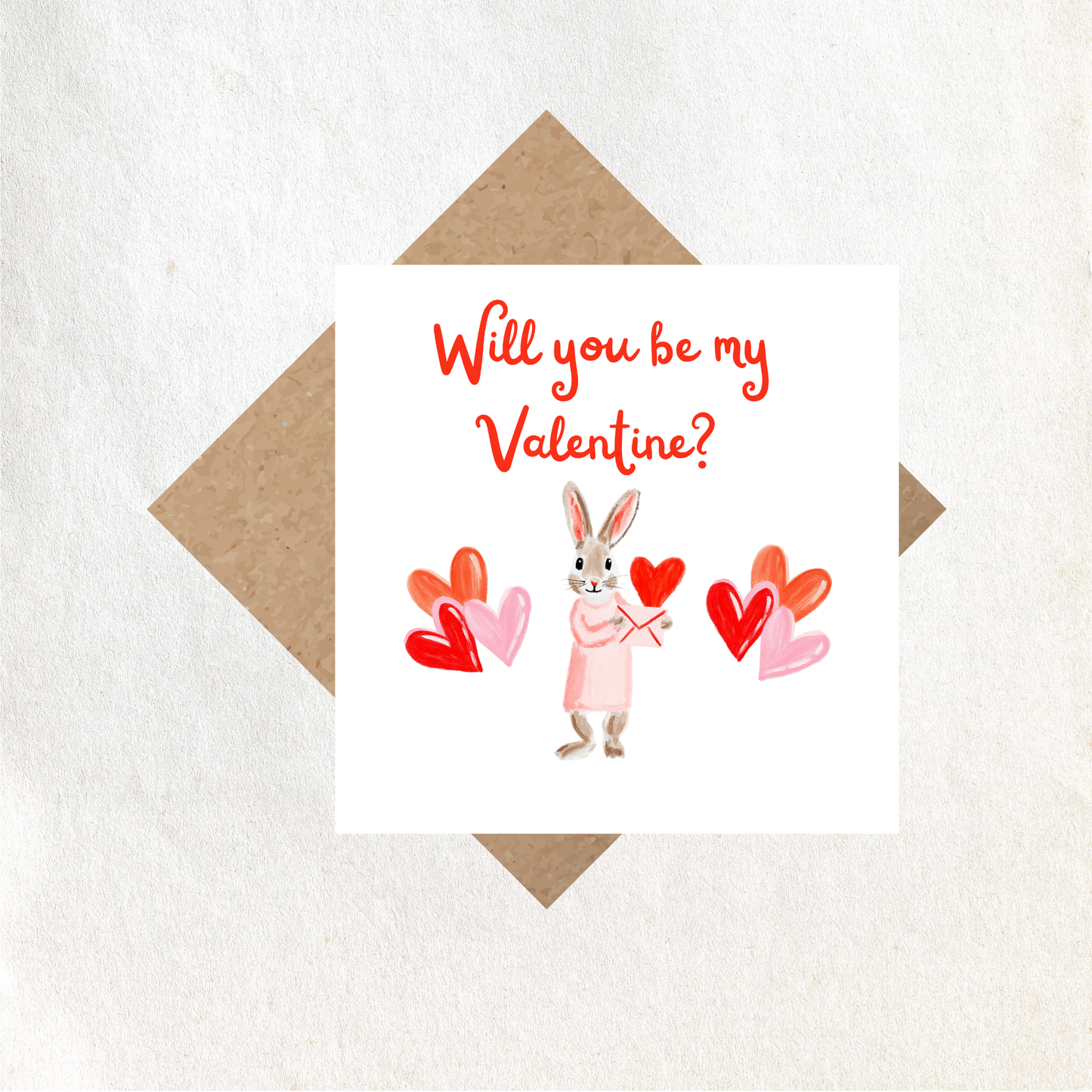 Valentines Bunny Be My Valentine