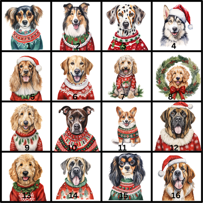 Dog Christmas Card 56 designs