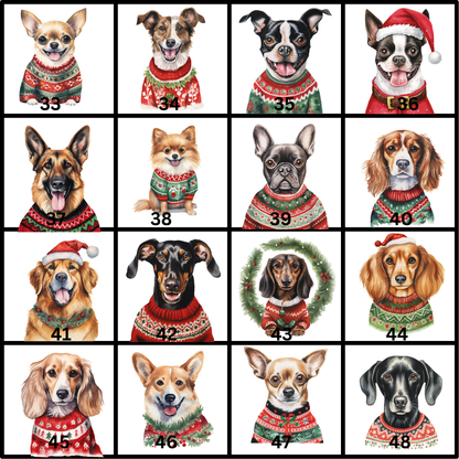 Dog Christmas Card 56 designs