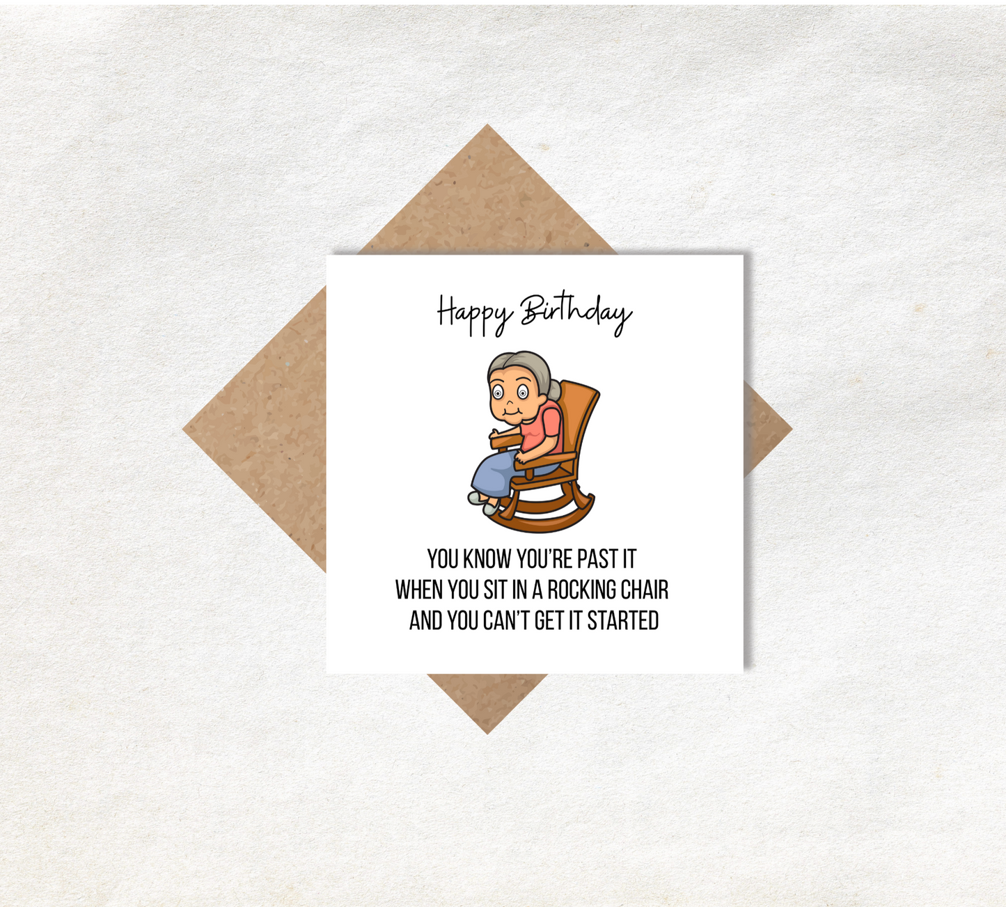 Rocking Chair Birthday Card