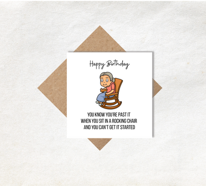 Rocking Chair Birthday Card