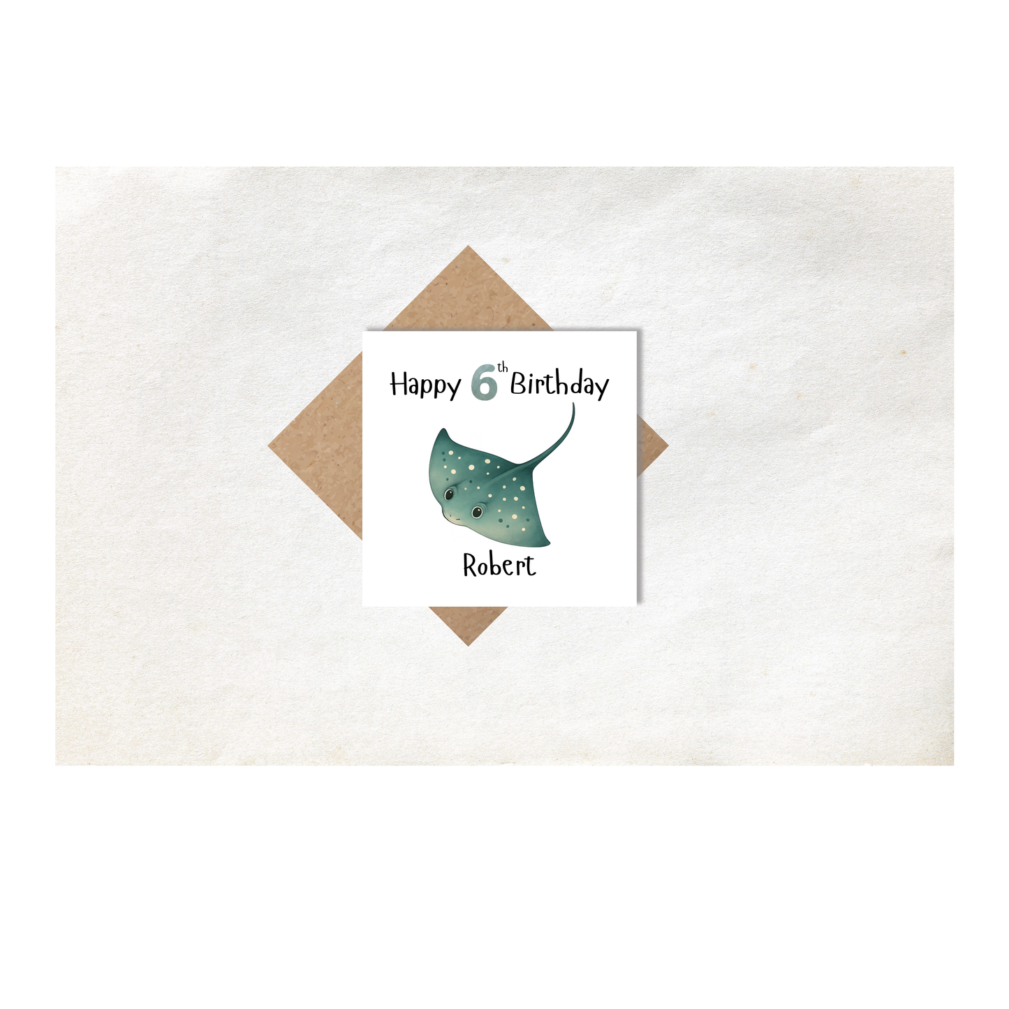 Stingray Personalised Age Card
