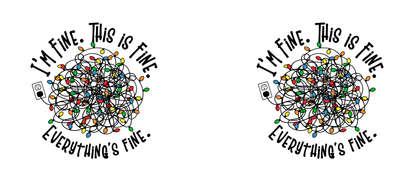 Christmas lights I'm Fine Mug