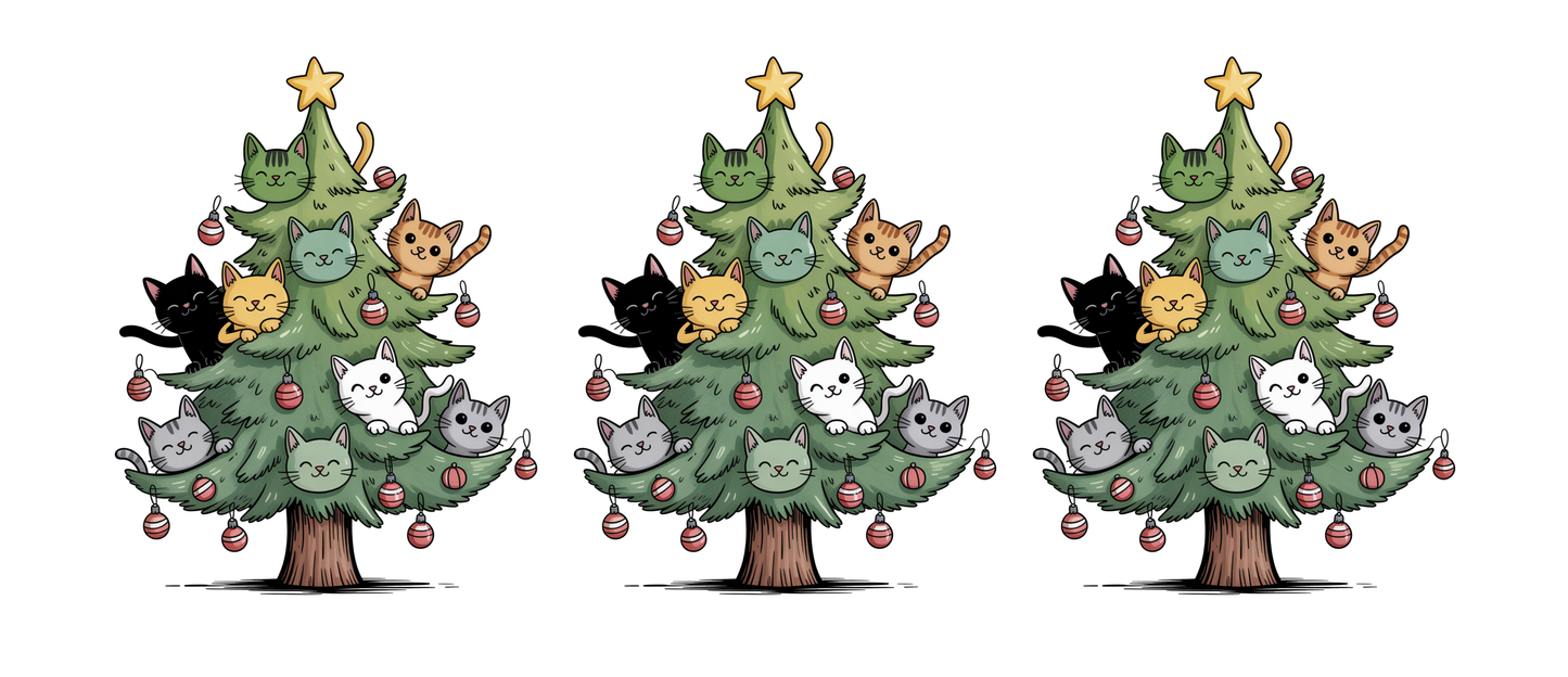 Cat Christmas Tree Mug