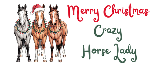 Crazy Horse Lady Christmas Mug