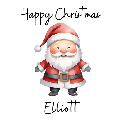 Father Christmas Card Personalised 2