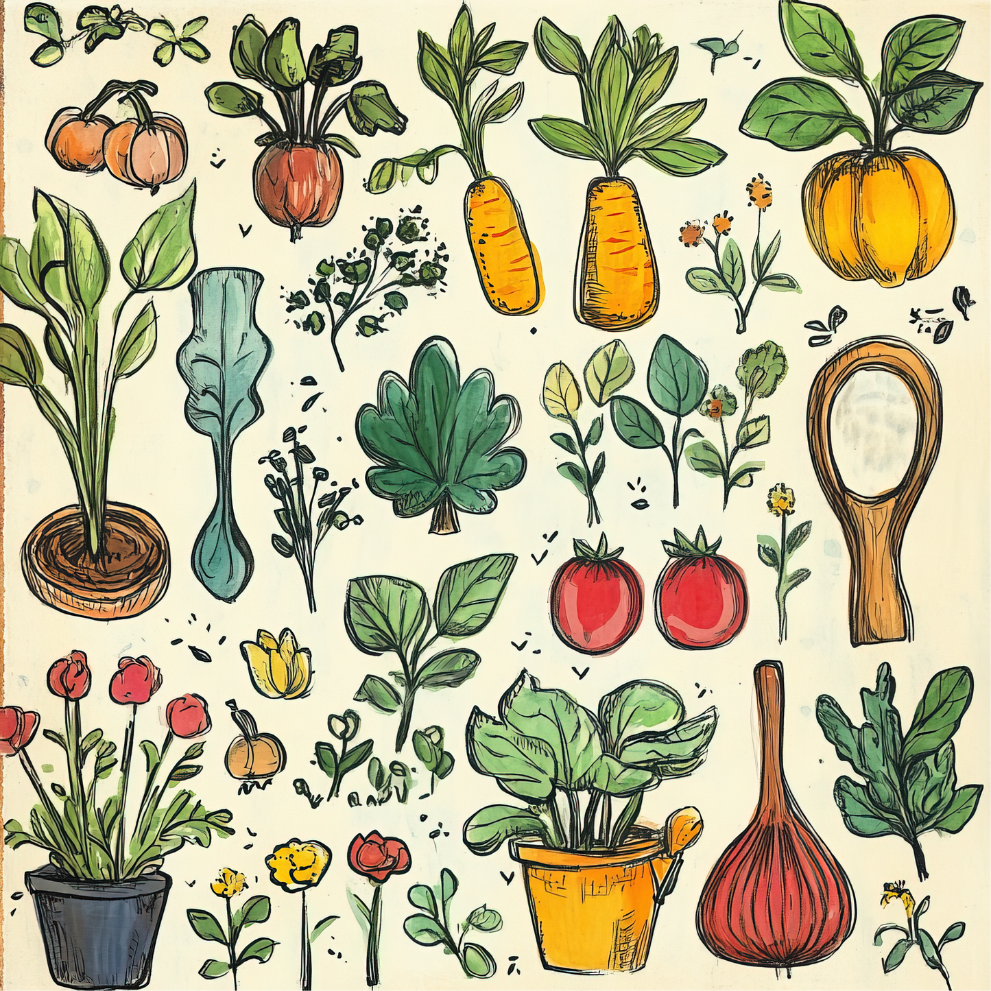 Cottage Garden Card 1