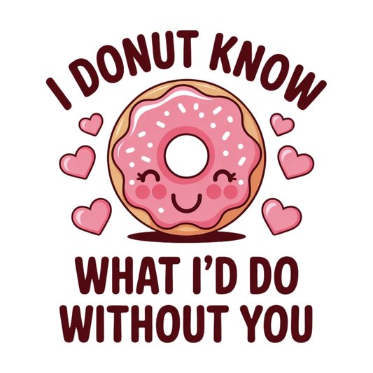 Valentines I donut know what i would do without you card