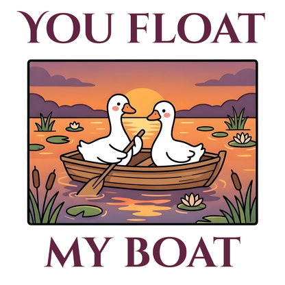 Valentines you float my boat card