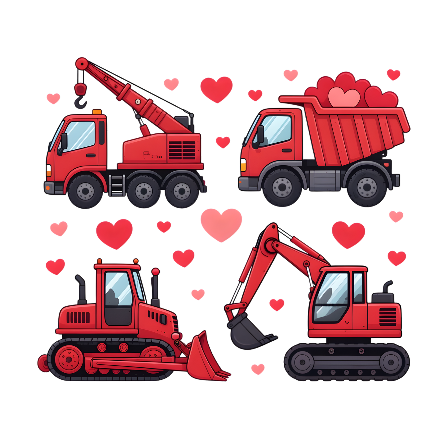 Valentines Construction card