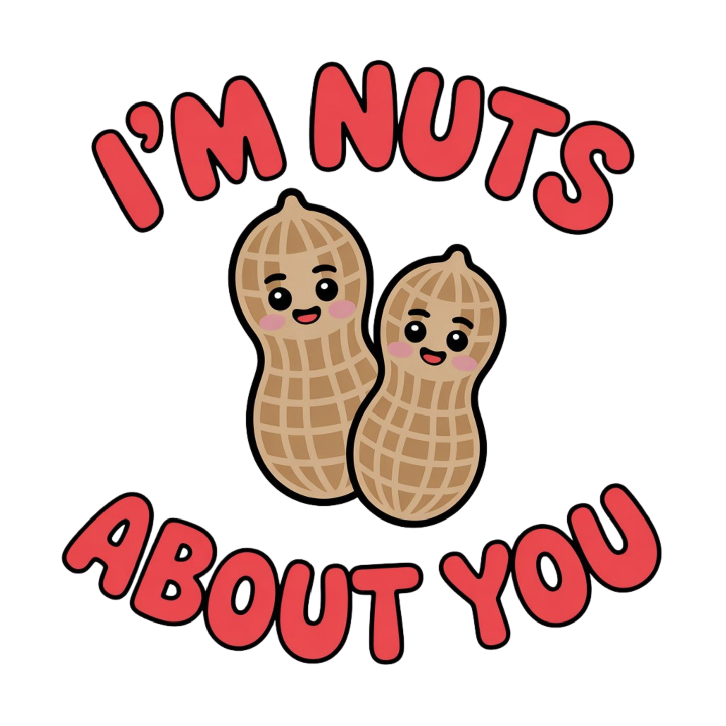 Valentines I'm Nuts About You Card