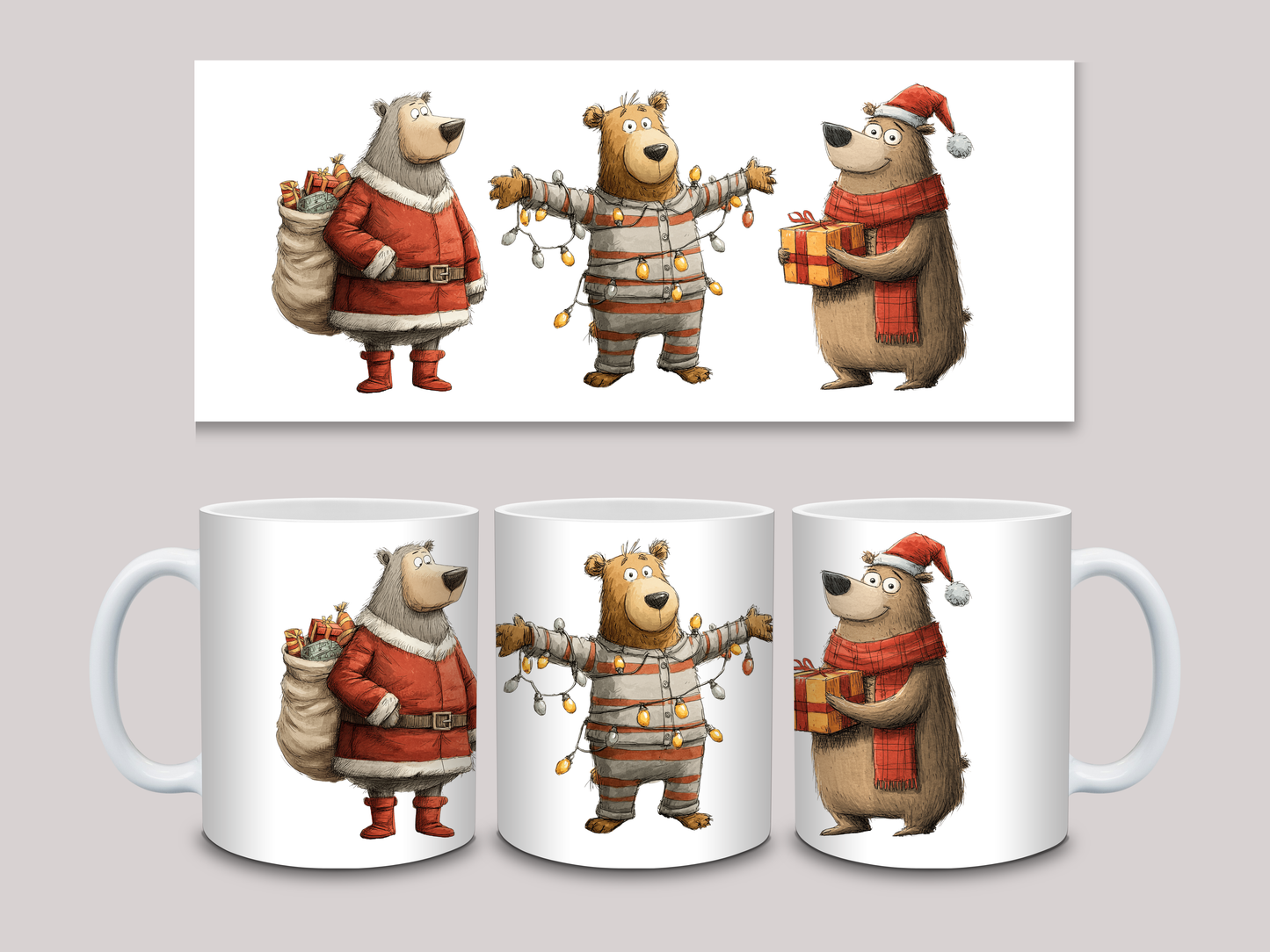 Bear Christmas Mug